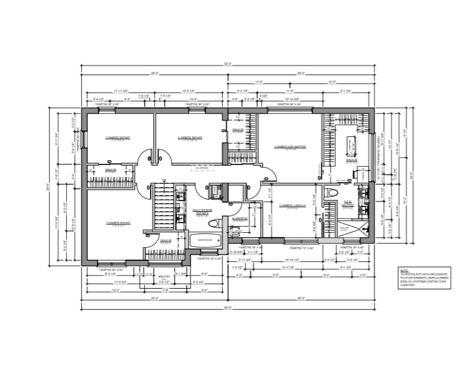 Plan d'étage agrandissement ovadesign